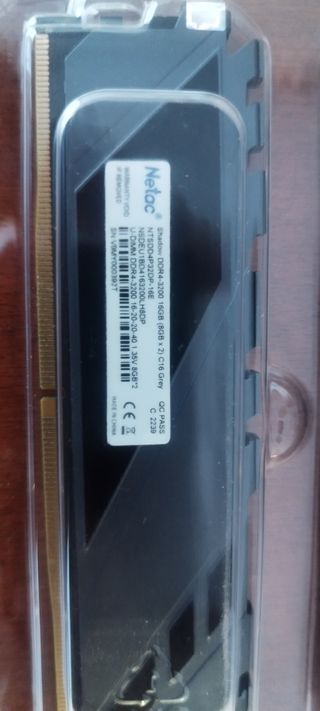 Memoria RAM Netac 2x8GB DDR4 3200MHz