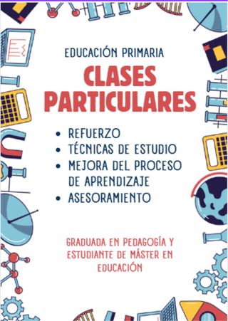Profesora particular con disponibilidad