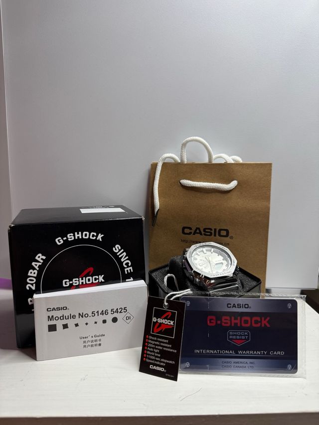 Reloj Casio G-Shock Plata ORIGINAL