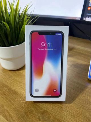 Caja iPhone X como nueva