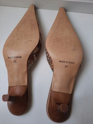Zapatos tipo mules punta Fina 