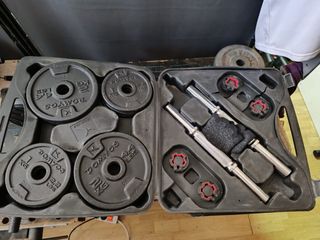 Maletín mancuernas DOMYOS 20Kg