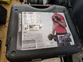 Maletín mancuernas DOMYOS 20Kg