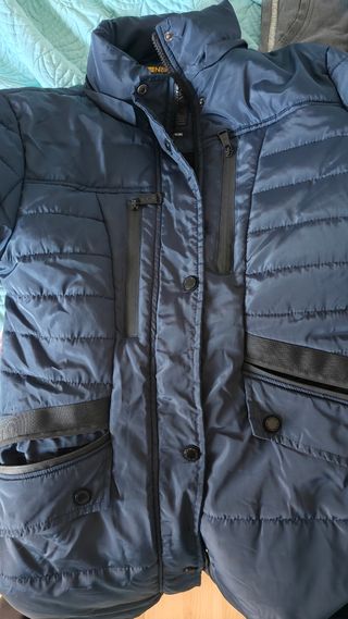 Chaqueta Geographical Norway azul mujer