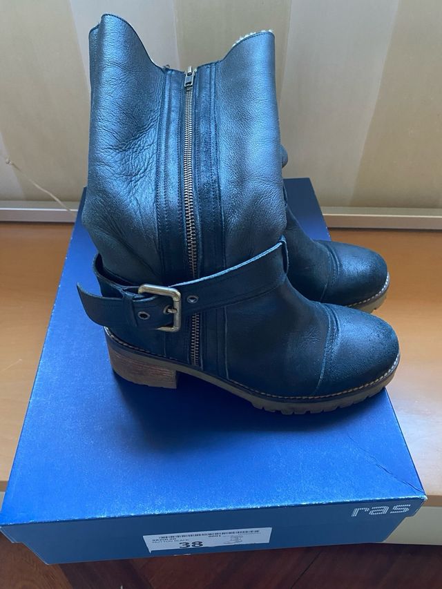 Botas de piel Ras invierno mujer talla 38