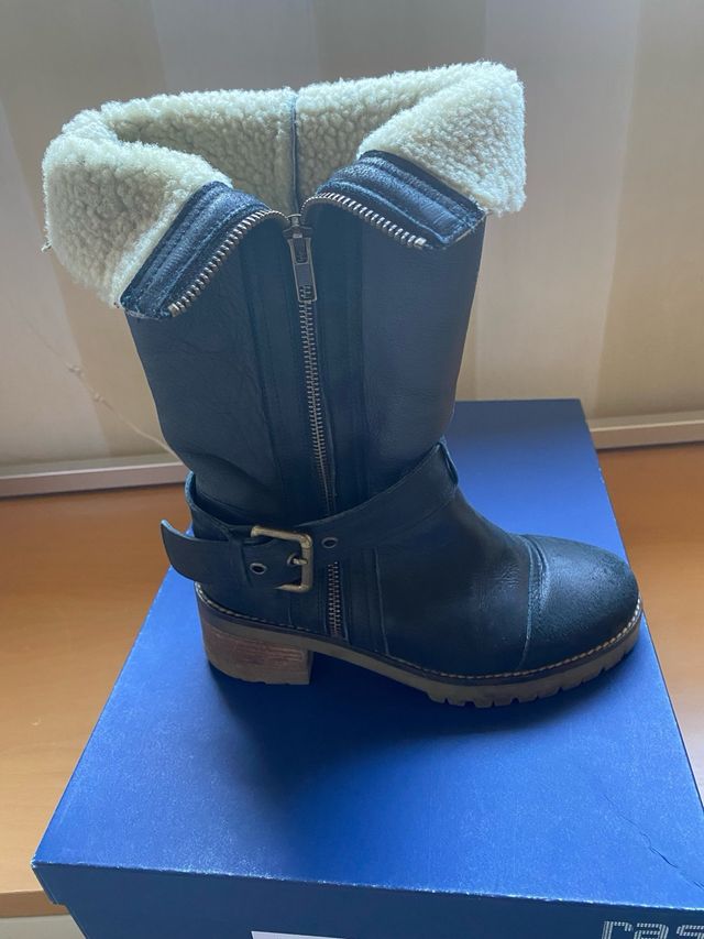 Botas de piel Ras invierno mujer talla 38