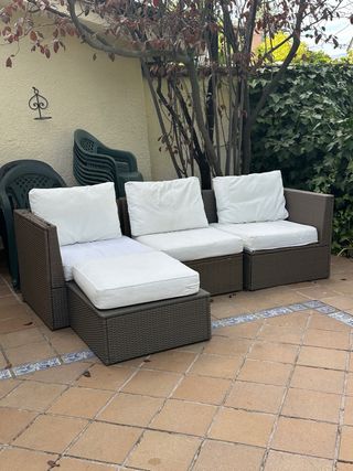 Conjunto de jardín:sillones y sillas