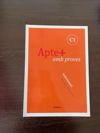libro Apte + amb proves C1 valenciano 