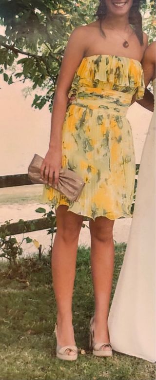 Abito Pronovias Giallo Floreale