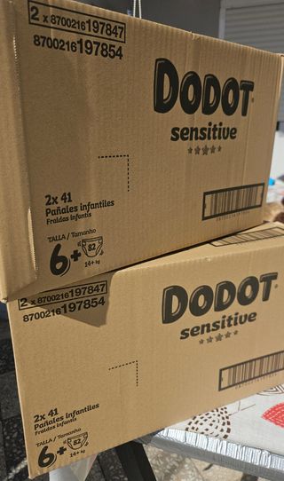 164 Fraldas Dodot Sensitive T6+ (2x82)