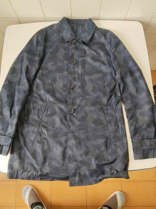 Abrigo Camuflaje Azul Marino Primavera
