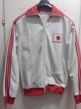Giacca Adidas Giappone Bianca Rossa