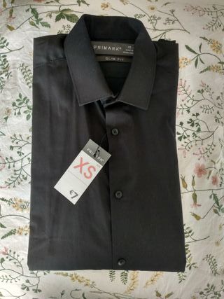 Camisa Negra Manga Larga 