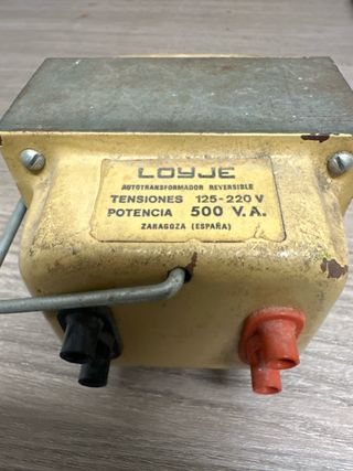Autotransformador LOYJE 125-220V 500VA