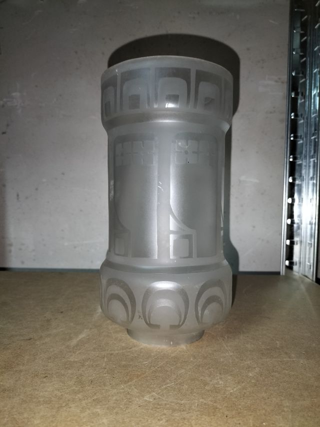 Gran Tulipa de Cristal Art Nouveau