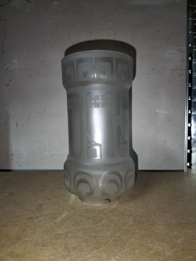 Gran Tulipa de Cristal Art Nouveau