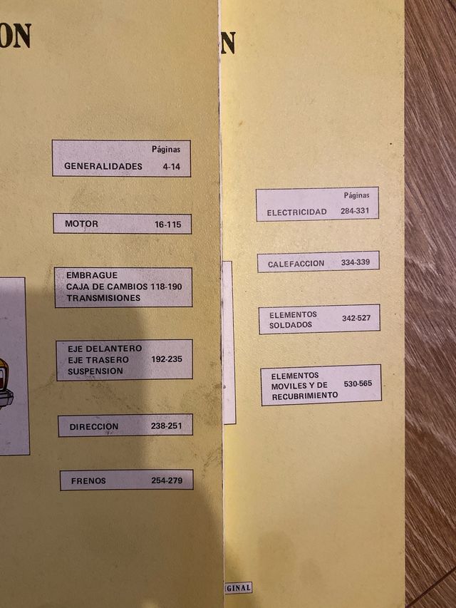 Manual Taller Citroën LNA 1984 (2 Tomos)
