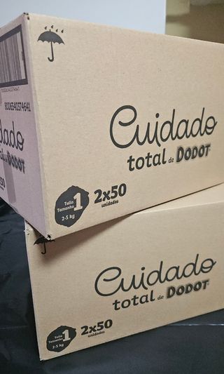 200 Fraldas Dodot Cuidado Total T1