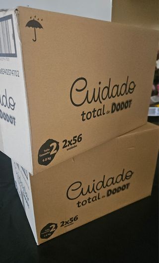 224 Fraldas Dodot Cuidado Total Tamanho 2