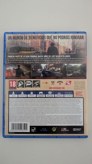 Mafia Edición Definitiva PS4