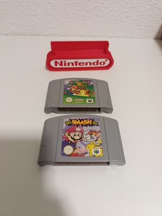 Juegos Nintendo 64: Super Mario 64 y Smash Bros