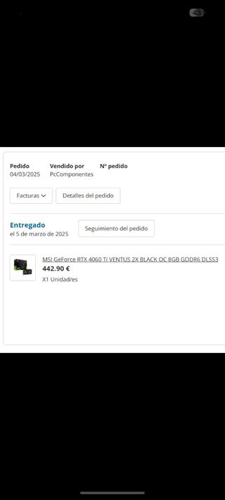 MSI GeForce RTX 4060 Ti 8GB OC Edition
