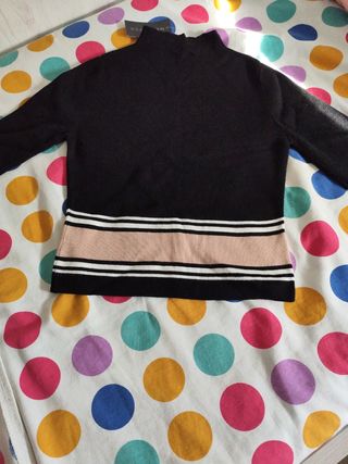 Jersey New Look negro y rosa