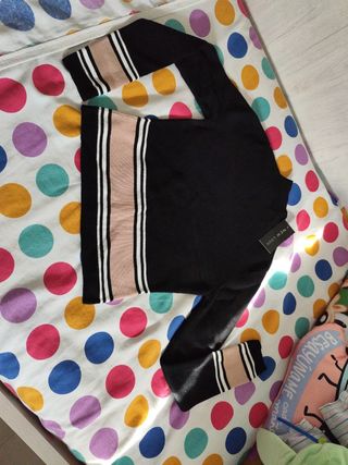 Jersey New Look negro y rosa