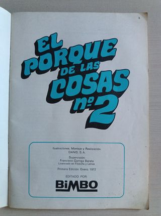 Álbum cromos: "El por qué de las cosas 2"