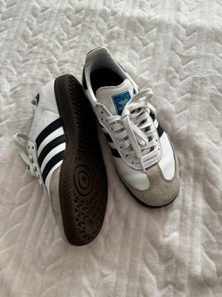 Zapatillas Adidas Samba Blancas y Negras