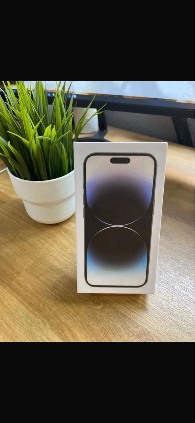 Caja iPhone 14 Pro Negro Espacial