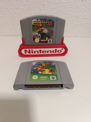 Consola Nintendo 64. Mario Kart y Super Mario 64