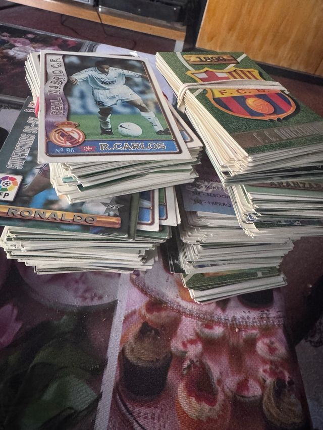 Lote cromos fútbol 95/96 - 500 aprox.