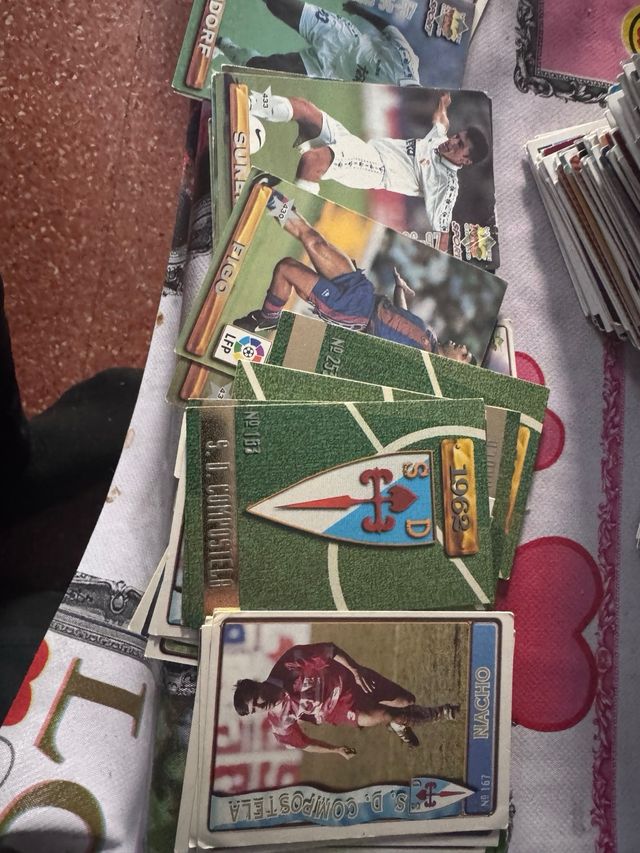 Lote cromos fútbol 95/96 - 500 aprox.