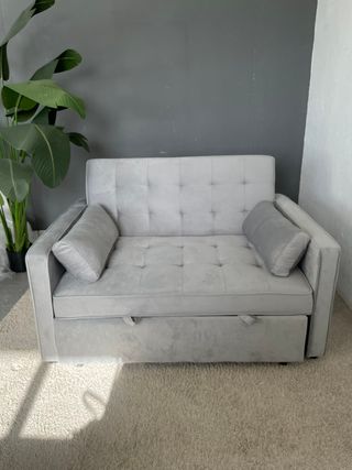 Liquidación Sofá Cama Gris - Envio gratis