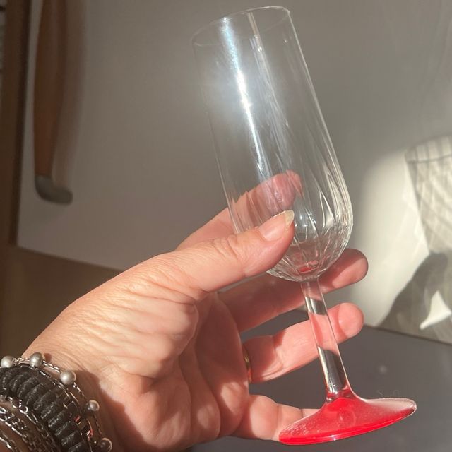 Servizio bicchieri Flute vetro 