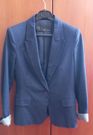 Americana Zara Azul Talla M