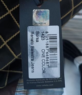 Borsa Renato Balestra trapuntata nera