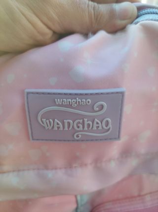 Zaino rosa bambina con cuoricini