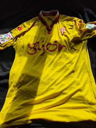 Camiseta Sporting Gijón Retro Kappa 15/16