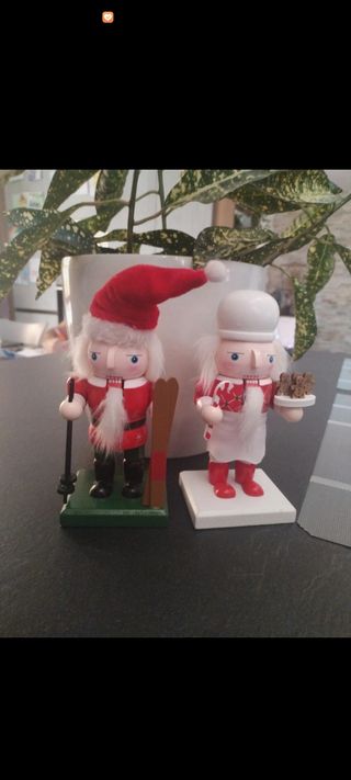 Set 2 Schiaccianoci addobbi natalizi