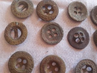 Lote de botones antiguos variados