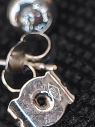 Pendientes Oro Blanco 18k Brillantes.051-04-00394