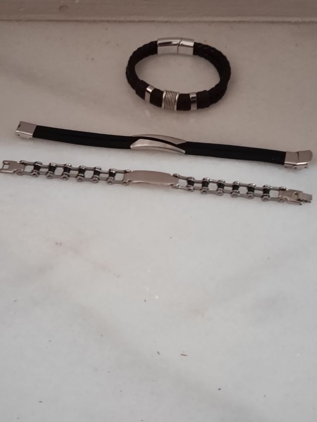 Lote 3 Pulseras Hombre