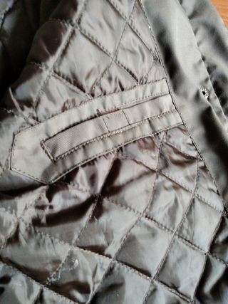 Chaquetón marrón estilo militar