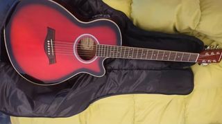 Guitarra Electroacústica Roja