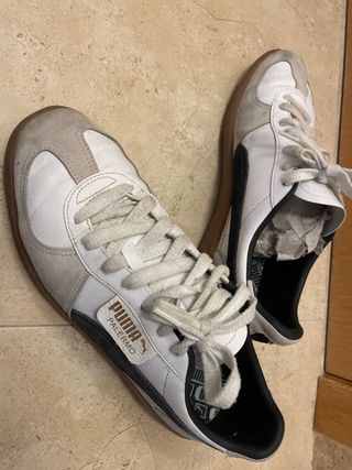 Deportivas Puma Palermo Blancas y Grises