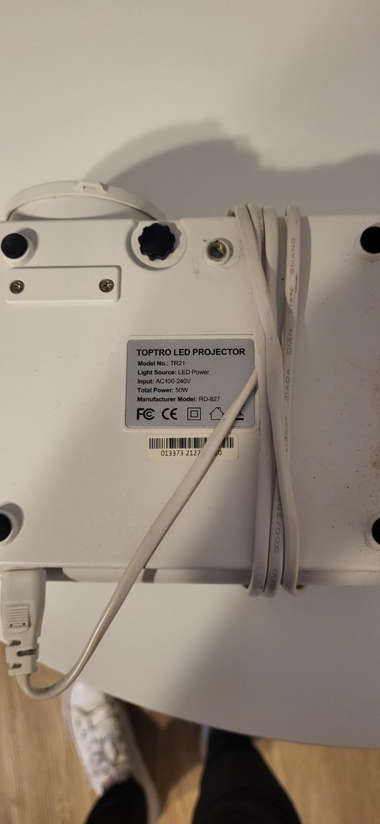 Proyector TOPTRO Blanco