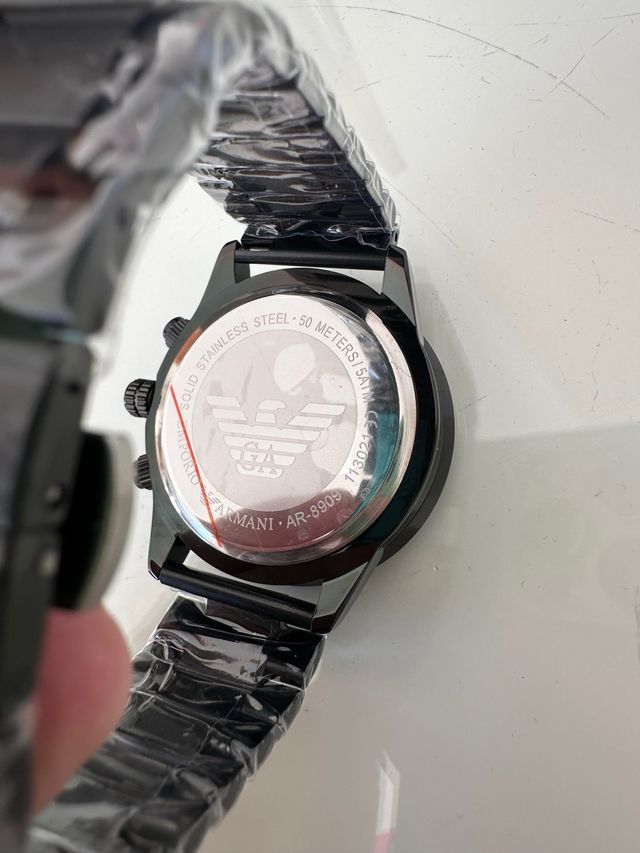 Reloj Emporio Armani Tachymeter Negro