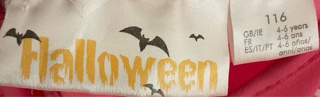 Disfraz Esqueleto Rosa Niña